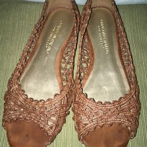 Very Nice! Christian Soriano women brown flats